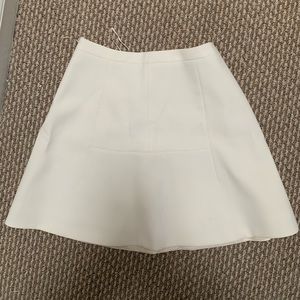 Jcrew white skater skirt (size 2)